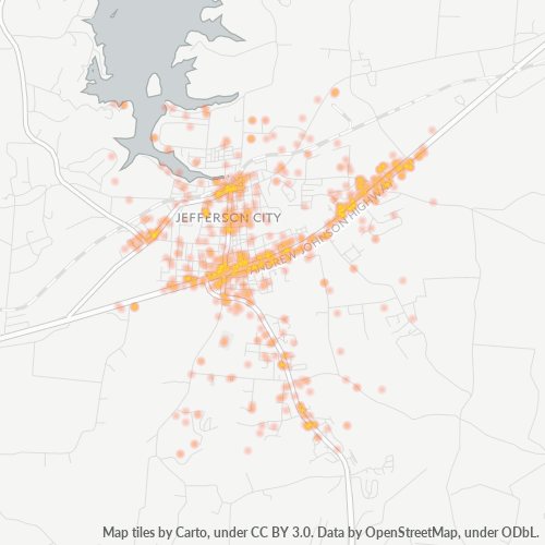 37760 Business Density Heatmap