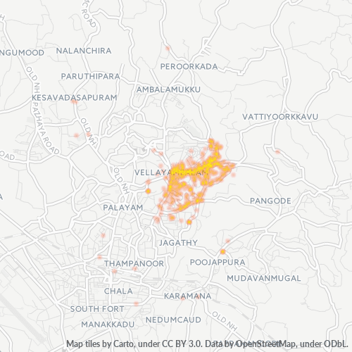 695010 Business Density Heatmap
