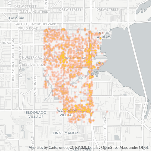 33764 Business Density Heatmap