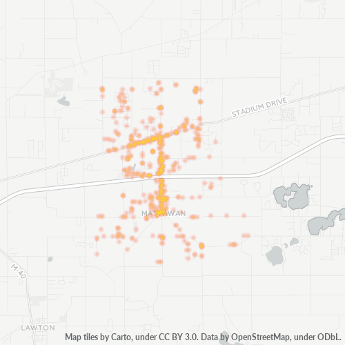 49071 Business Density Heatmap