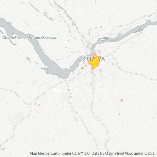 K1S Thermocarte de densité d'activité