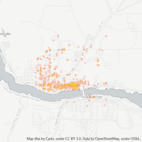 49930 Business Density Heatmap