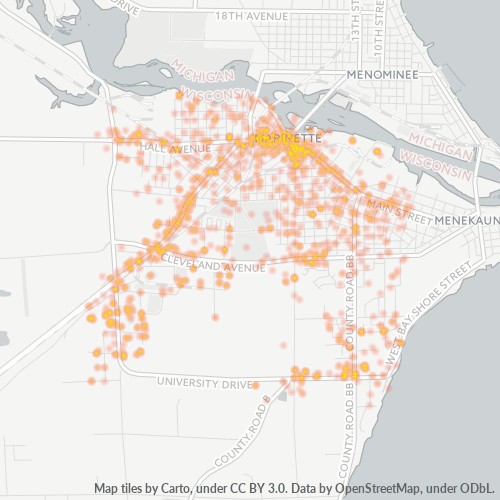 54143 Business Density Heatmap