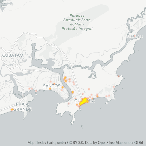 11410-000 Heatmap de Densidade da Empresa