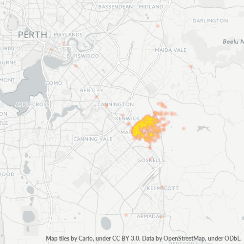 6109 Business Density Heatmap