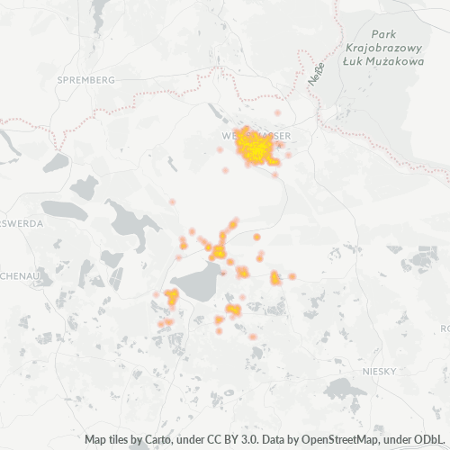 Heatmap für plz 02943