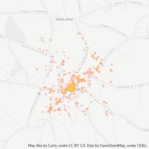 13323 Business Density Heatmap