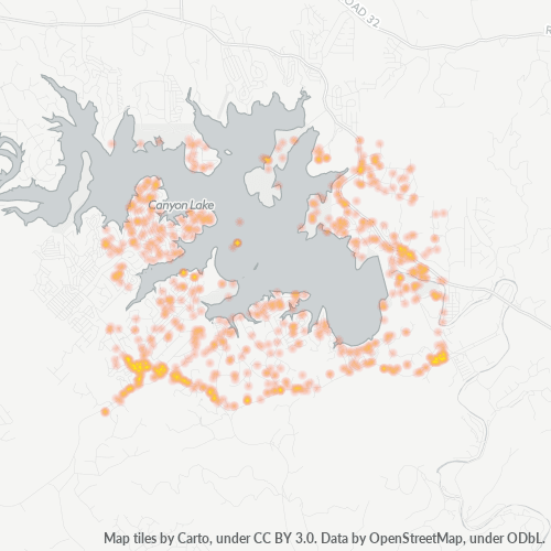 78133 Business Density Heatmap