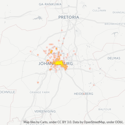 2094 Hittekaart vir Besigheidsdigtheid
