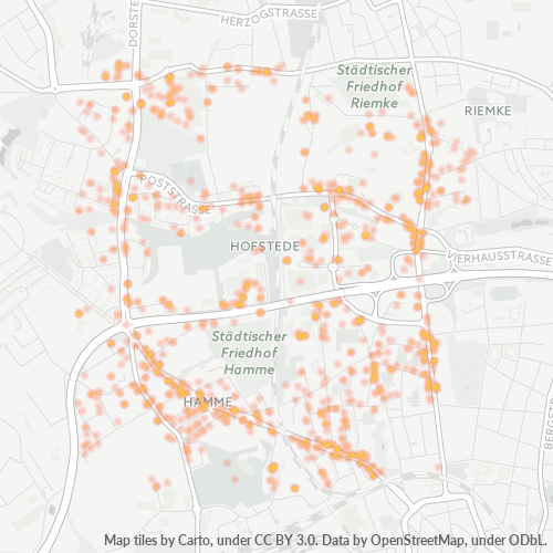 44809 Standortdichte-Heatmap