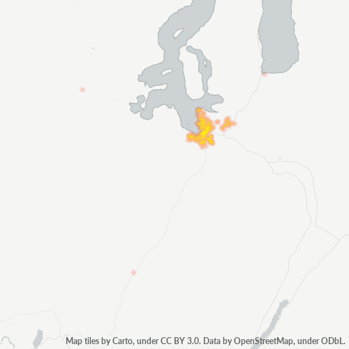 9305 Business Density Heatmap