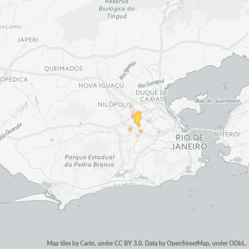 21510-000 Mapa de calor de densidad empresarial