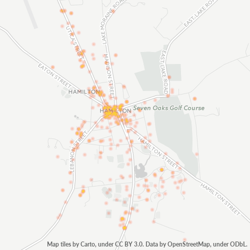13346 Business Density Heatmap