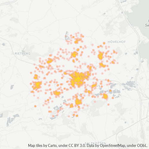 Heatmap für plz 33129