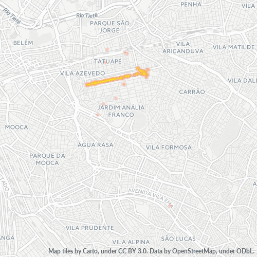 03320-000 Heatmap de Densidade da Empresa