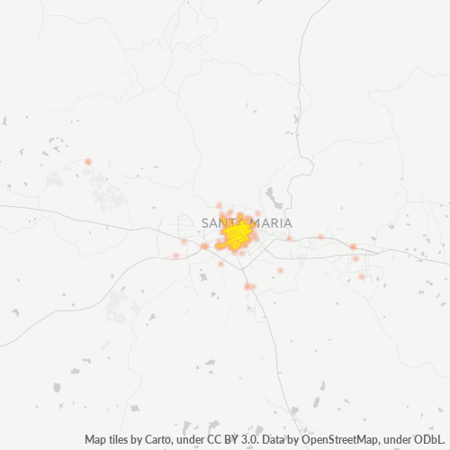 97015-000 Heatmap de Densidade da Empresa