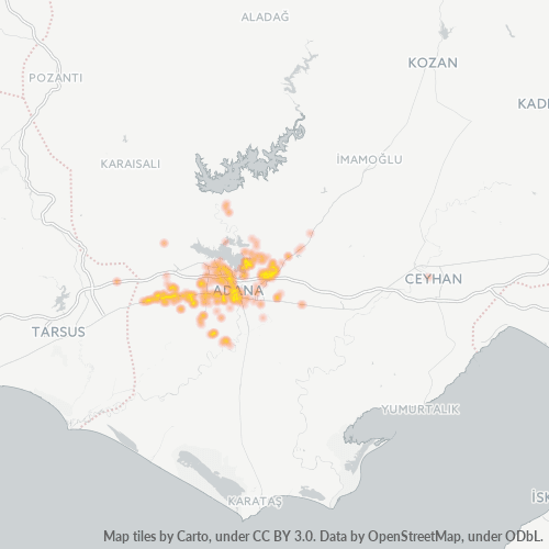 01000 Şirket Yoğunluğu Isı Haritası