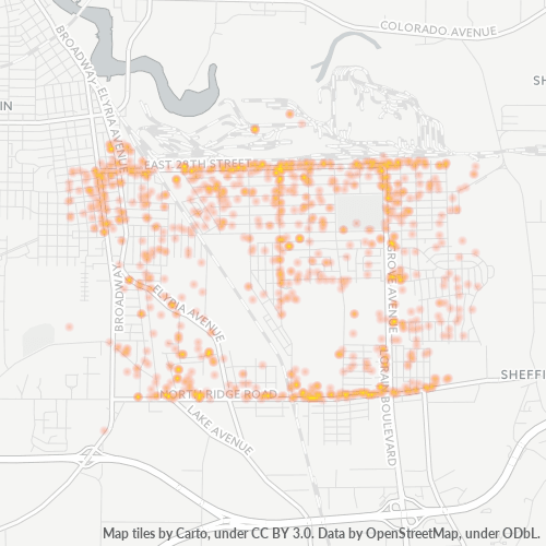 44055 Business Density Heatmap