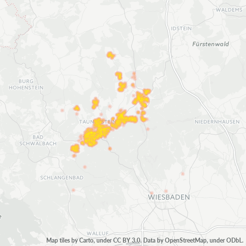 Heatmap für plz 65232