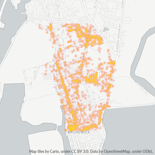 31520 Business Density Heatmap