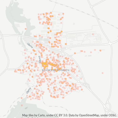 Heatmap für plz 71701