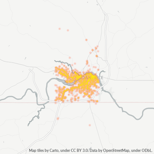 24541 Business Density Heatmap