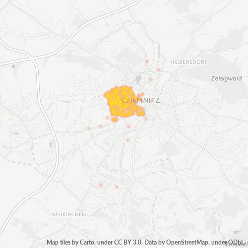 09112 Standortdichte-Heatmap