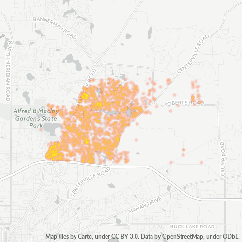 32309 Business Density Heatmap