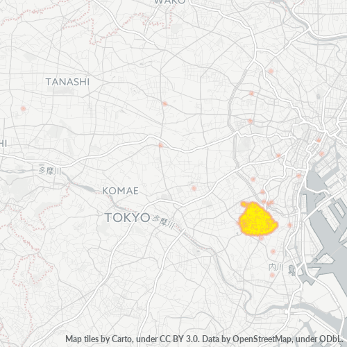 142 事業密度ヒートマップ