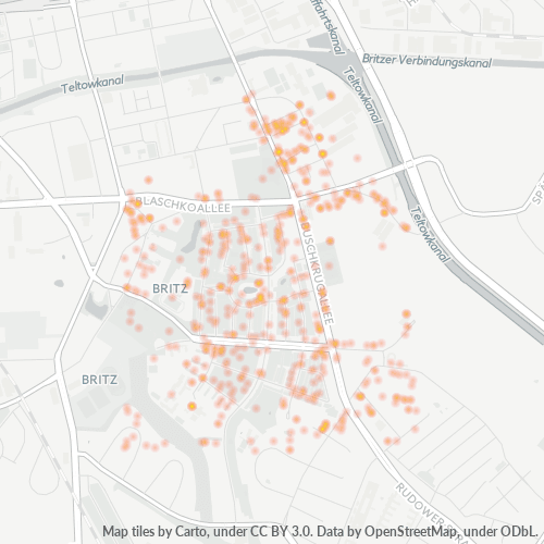 Heatmap für plz 12359