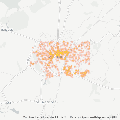 Heatmap für plz 22941