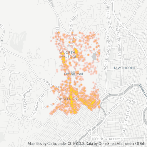 07508 Business Density Heatmap