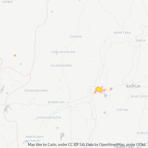490020 Business Density Heatmap