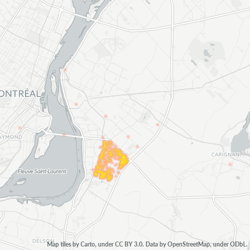 J4Y Business Density Heatmap