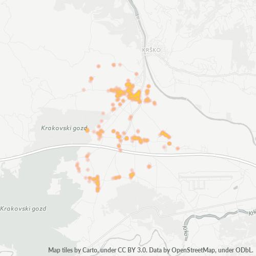 8273 Zemljevid gostote poslovanja