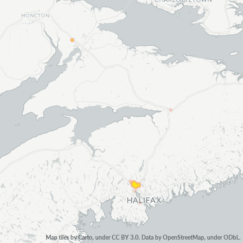 B4C Business Density Heatmap
