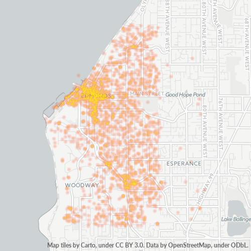 98020 Business Density Heatmap