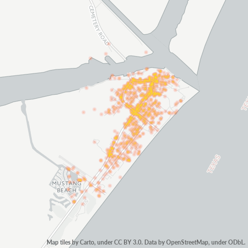 78373 Business Density Heatmap
