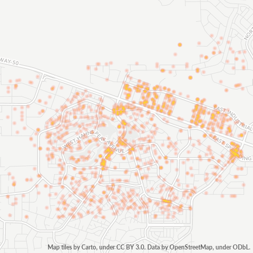 81007 Business Density Heatmap