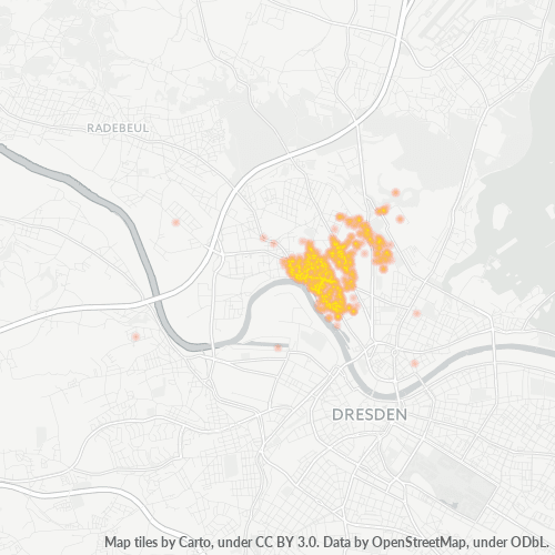 Heatmap für plz 01127