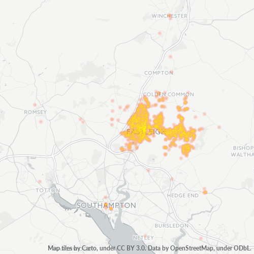 SO50 Business Density Heatmap