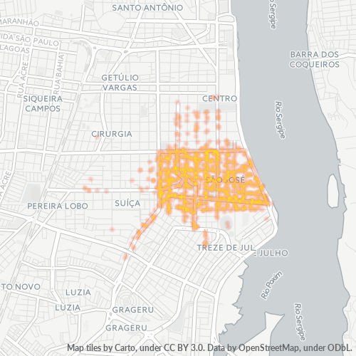 49015-000 Heatmap de Densidade da Empresa