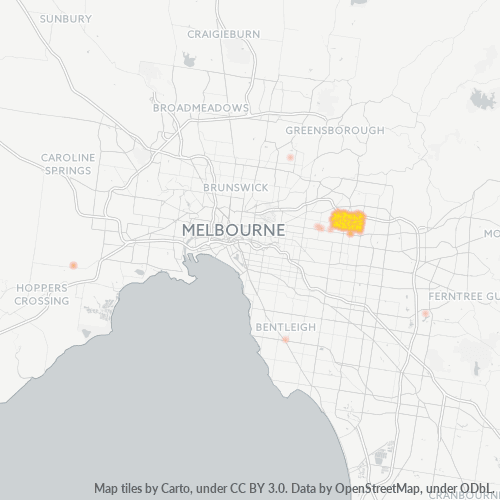 3129 Business Density Heatmap