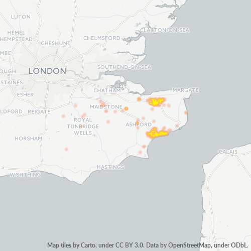 CT2 Business Density Heatmap