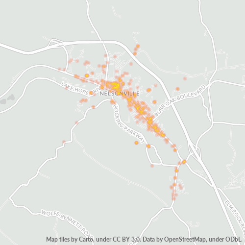 45764 Business Density Heatmap