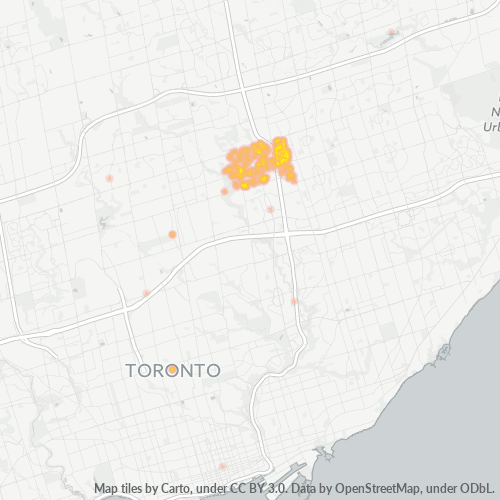 M2H Business Density Heatmap