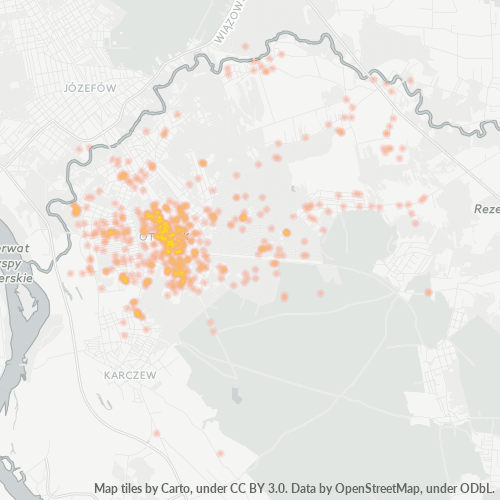 05-400 Mapa intensywności działalności gospodarczej