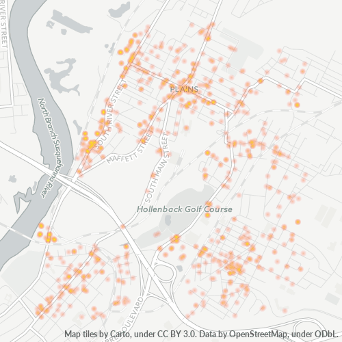 18705 Business Density Heatmap