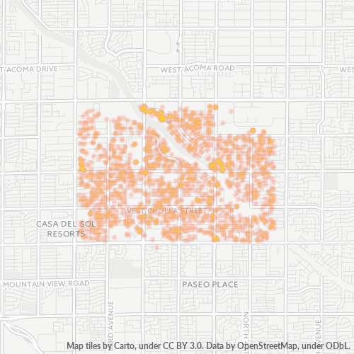 85304 Business Density Heatmap