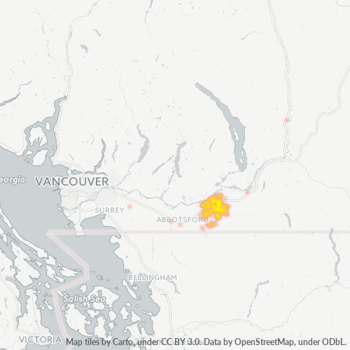 V2R Business Density Heatmap
